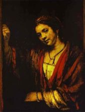 Haga click para ver la imagen ampliada portrait of hendrickje at window.jpg